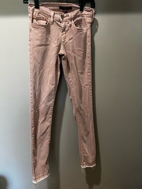 Flying Monkey Skinny Jeans in Dusty Pink
